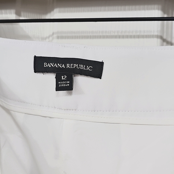 Banana Republic White Shorts Elegant Wear Resortwear Beach shorts Garden Bliss - Picture 2 of 15